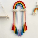 Nordic cotton rope woven rainbow hanging wall decoration bedroom creative pendant girl heart children's room B & B decoration pendant