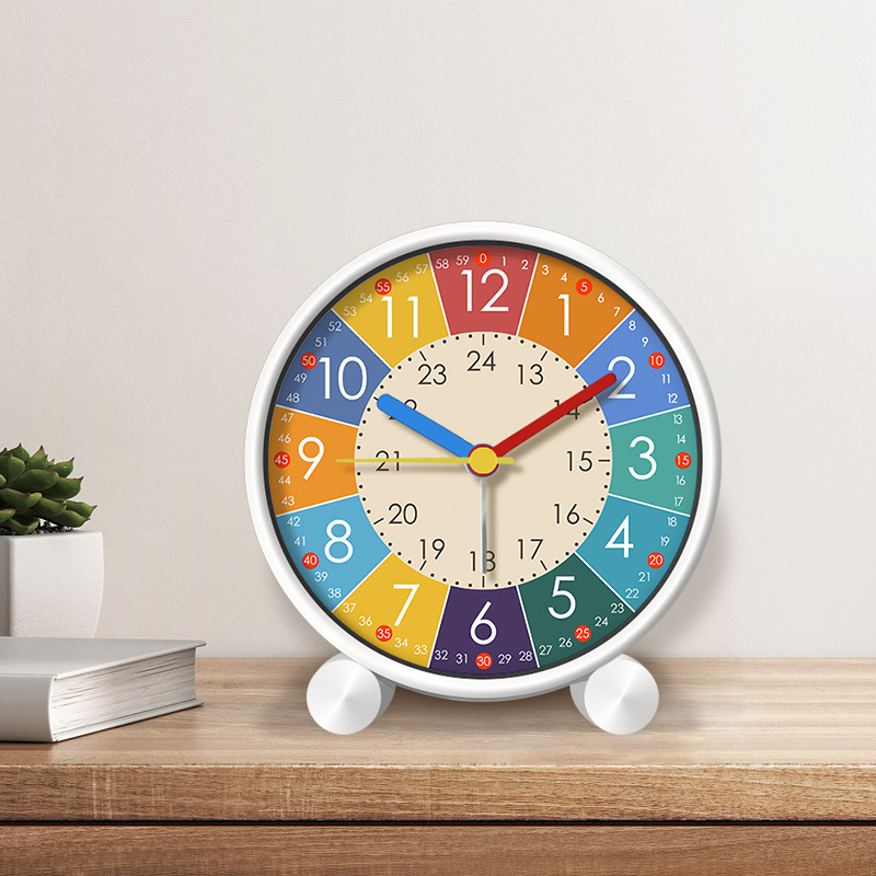 Early Education Alarm Clock Special Alarm Clock for Students Children Get Up Living Room Bedroom Children's Room Mute Desktop Clock Wholesale