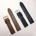 Imitation leather strap flat plain leather strap wholesale wrist strap accessories Universal watch strap direct supply