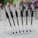New plastic 6-bit pen holder stationery pencil color pen brush eyebrow pencil eyeliner display stand six Booth Wholesale