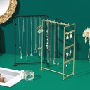 ins Style Jewelry Display Rack Household Multifunctional Earrings Ear Studs Necklace Rack Counter Jewelry Storage Rack