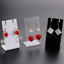 Acrylic L-shaped earrings pendant jewelry rack Jewelry earrings display rack display props