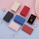 Jewelry Box Packaging Gift Box Square Ring Bracelet Packaging Box Diamond Pattern Storage Gift Box