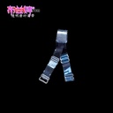 1.0cm stainless steel transparent frosted invisible shoulder strap adjustable underwear strap non-slip off-neck accessories simple