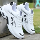 Men's sports shoes wholesale spring new student casual white shoes large size thick bottom outdoor running men's shoes
