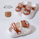 Free Shipping Non-slip Children's Cave Shoes Cartoon Slippers Kids Boys Girls Sandals Baby Summer Cute