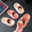 儿童拖鞋女孩夏季外穿家用一体卡通可爱公主凉拖鞋中小童一件代发