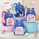 uime Schoolbag Primary School Cartoon Cute Kindergarten Boys and Girls Backpack Ridge Protection and Burden Relief Children's bags Spot