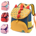 New Kindergarten Schoolbag Boys and Girls Primary School First Grade Children Backpack Dinosaur Set Printing LOGO
