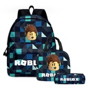现货罗布乐思roblox两件套小学生书包动漫双肩背包