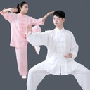 Tai Chi Clothing Women's Cotton and Linen Men's Spring and Autumn Tai Chi Practice Clothing Tai Chi Clothing Men's Clothing Competition Wushu Clothing