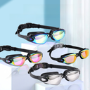 swimming goggles adult silicone swimming goggles myopia swimming glasses goggles anti-fog plating swimming goggles set Wholesale