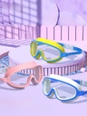 Children's swimming goggles large frame HD transparent anti-fog swimming professional diving goggles boys and girls waterproof swimming goggles