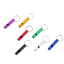 Outdoor Aluminum Alloy Metal Trumpet Lifesaving Whistle Survival Fire Referee Training Whistle First Aid Kit Accessories Whistle