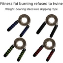 load steel wire rope skipping fitness exercise sports student competition bearing skipping rope sporting goods wholesale