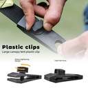 Outdoor sports camping tent fixing plastic clip tent accessories clip camping clip canopy hook Holder