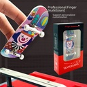 Fingertip Skateboard Professional Maple Finger Skateboard Bearing Wheel Mini Double Rocker Children's Creative Desktop Wooden Toy