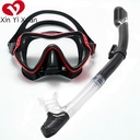 潜水镜 呼吸管 浮潜三宝套装 全干式游泳面罩 防雾 潜水眼镜 成人