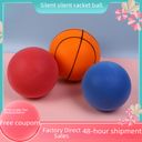 Factory direct indoor children's silent basketball No.3 No.5 No.7 basketball high rebound non-inflatable silent ball