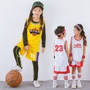 儿童篮球服套装夏季小学生比赛训练服幼儿园活动演出服男女通用款