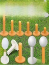 Factory direct supply in stock golf TEEgolf ball pad base rubber tendon TEE color optional
