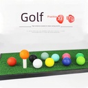 厂家特价全新高尔夫PU球海绵球玩具球PU发泡球软球室内练习球10色