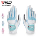 PGM Golf Gloves Ladies ultra-fiber Lycra material with non-slip particles ladies gloves manufacturers spot wholesale