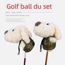 hot golf club cover animal hat cover 1/3/5 wooden pole cover factory wholesale can be a generation of hair