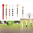 New Golf Nails Color Striped Wood Nails Bamboo Nails Ball Bracket Stadium Accessories 70/83mm