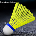 Nylon badminton 6 12 nylon ball plastic ball students indoor and outdoor training resistance to play badminton