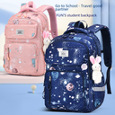 Sesame Baby New Schoolbag for Primary School Students Women's 1-3-6 Grade Cute Children's Schoolbag Lightweight Casual Backpack