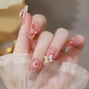 Nail Art Wear New Cute Wholesale Finished Product Reuse Nail Art Patch nails Fake Nail Paste Popular