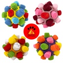 Dog Toy Ball Smell Ball Leakage Food Puzzle Cat Slow Food Ball Intelligence Interactive Molar Tooth Cleaning Training Pet Supplies