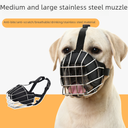 Medium and Large Dog Mouth Sleeve Anti-eating Anti-biting Breathable Drinkable Golden Retriever Dogs Stainless Steel Mouth Sleeve
