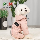PSM pet dog dog clothing rainproof breathable reflective clothing dog four-legged raincoat cat dog supplies spot wholesale