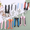 Factory stainless steel sharp pet nail clippers cat dog nail clippers nail scissors pet supplies