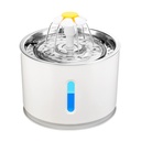 explosions small flower pet water dispenser pet water feeder water shortage power automatic shutdown LED red and blue