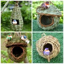 Factory Straw Bird Nest cage outdoor warm bird nest bird house pet supplies decorative straw nest hanging nest bird cage