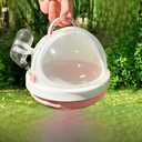 Hamster cage UFO take-out cage portable out honey Kanga weasel squirrel Golden Bear panoramic take-out bag small pet supplies