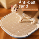 猫砂垫过滤猫砂防带出塑料猫垫子猫厕所宠物用品漏砂垫猫砂盆垫子