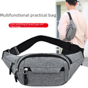Sports Multifunctional Waist Bag Men and Women's Large Capacity Cash Collection Cash Collection Bag Business Nylon Mobile Phone Bag Chest Bag
