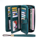 Hot Sale RFID Anti-magnetic Wallet Long Zipper Women Wallet Wallet European and American New Large Capacity Clutch