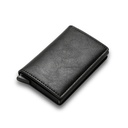 multi-card metal wallet card holder RFID anti-theft brush carbon fiber multi-function coin purse explosive wallet