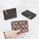 Zipper Coin Purse Women's Clutch Bag Mini Card Bag Short Small Wallet Key Bag Coin Bag