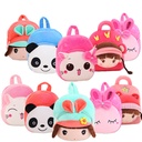 Children's schoolbag kindergarten small and middle class boys and girls backpack Plush Backpack strawberry animal bag wholesale