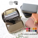 Spot litchi pattern small organ coin purse women's leather multi-card bit small wallet zipper financial cloth