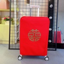 Red Wedding Case Case Double Happy Dustproof Waterproof Bag Luggage Case Protective Case Trolley Case 26 Suitcase