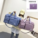 新款可折叠手提旅行包干湿分离健身包可扩展行李包travelling bag
