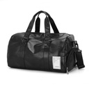 旅行包袋男女大容量单肩背包出差手提包质感软皮行李袋运动健身包