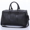Portable Travel Bag Large Capacity One-shoulder Luggage Bag for Men and Women Travel Bag Business Travel Bag Woven Pu Leather